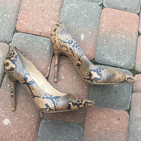 🎉 HOST PICK 🎉 Topshop heels snakeskin 38 - Picture 2 of 8